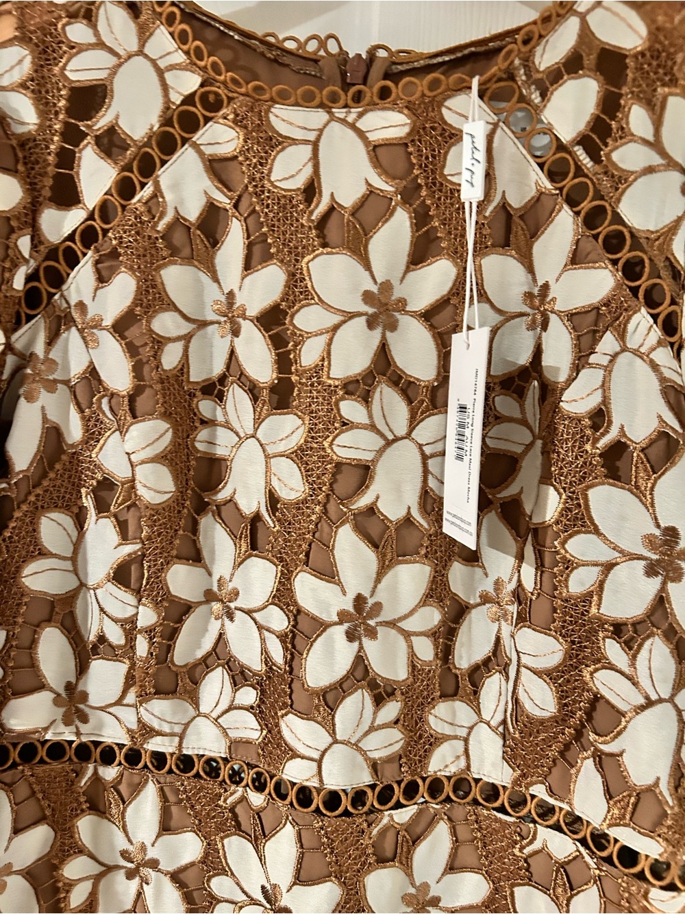 New with tags Petal & Pup lined crochet midi dress size medium. - Picture 3 of 12